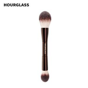 Hourglass Makeup Brush- No.18 Veil Powder Brush Soft Fiber Hair Double Head NEW